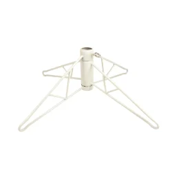Northlight Artificial Tree Stands-White Metal Folding Christmas Tree Stand For 4.5' Artificial Trees